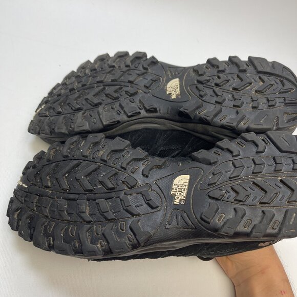 The North Face Truckee Low Hiking Shoes Black Suede Men Sz 9 US Outdoor Trekking - Picture 6 of 16